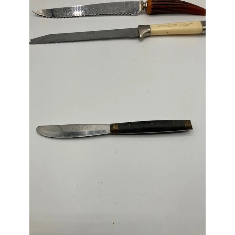 Trio of Vintage Knives Takahashi, E. Parker‎ and Sons, Regent Sheffield.